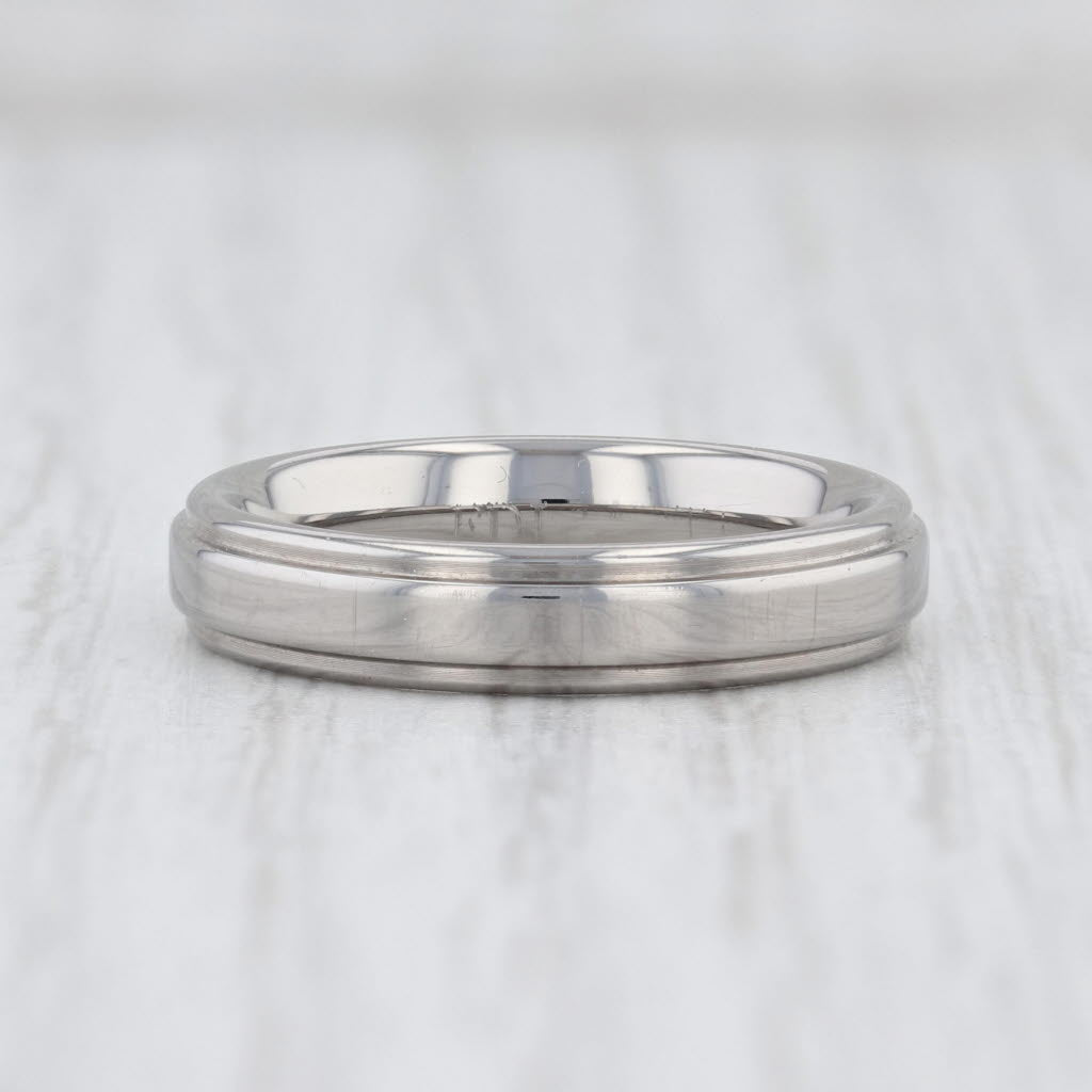 Light Gray New Titanium Ring Wedding Band Size 6