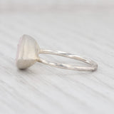 New Nina Nguyen Ring Druzy White Quartz Sterling Silver Size 7 Statement