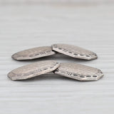 Vintage EI Franklin Hammered Arts & Crafts Cufflinks Sterling Silver