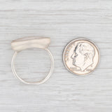 New Nina Nguyen Ring White Sand Druzy Quartz Sterling Silver Size 7 Statement