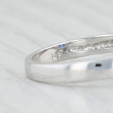 Light Gray Le Vian 1.91ctw Blue Sapphire Diamond Engagement Ring 14k White Gold Size 7.25