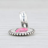 Light Gray New Authentic Pandora 2018 Backpack Dangle Charm ENG791169_37 Pink School
