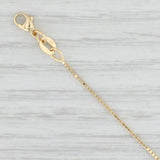 New Octava Box Chain Necklace 14k Yellow Gold 20" 0.7mm