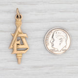 Delta Epsilon Key Fob Greek Society Charm