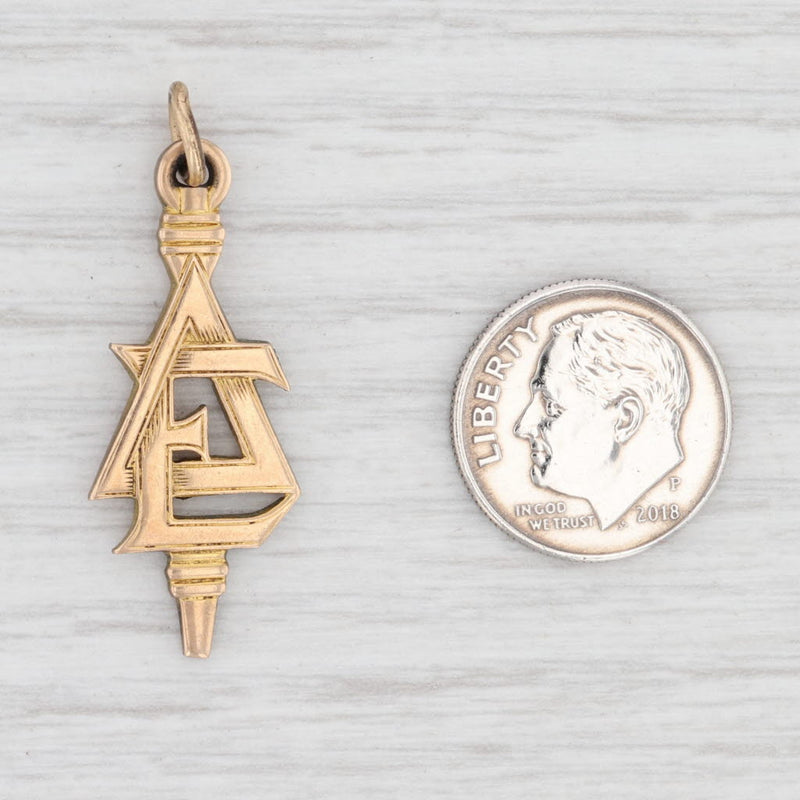 Delta Epsilon Key Fob Greek Society Charm
