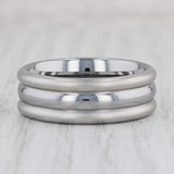 New Beveled Tungsten Men's Ring Size 10 Wedding Band