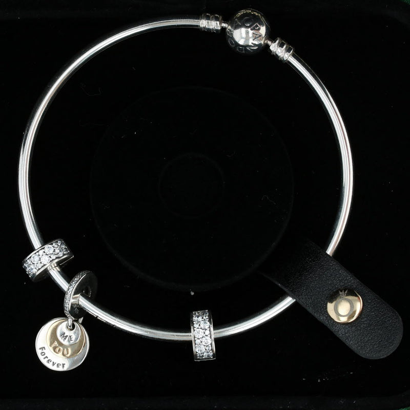 Authentic Pandora Charm Bracelet Silver Flowers Indonesia | Ubuy