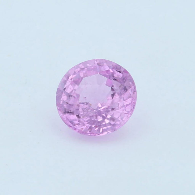 New 0.82ct 5.5 mm Natural Pink Sapphire Round Brilliant Solitaire Loose Gemstone