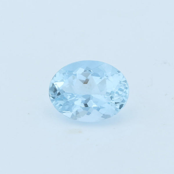 New 1.52ct 8.7 x 6.8mm Natural Aquamarine Solitaire Oval Cut Loose Gemstone