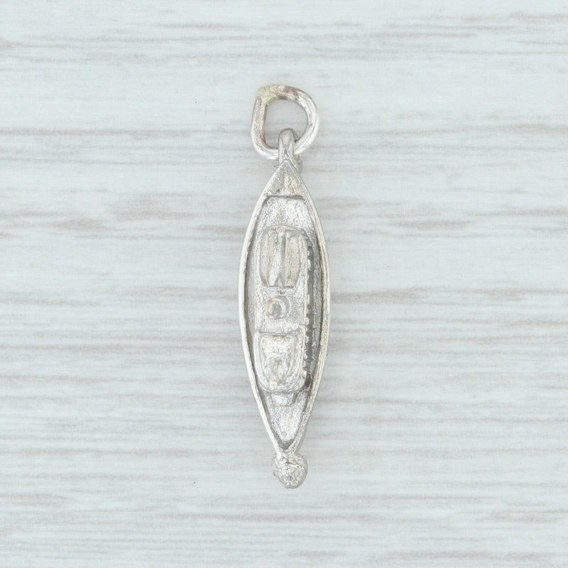 Light Gray Dorothy Ship Charm Sterling Silver 925 Souvenir Nautical Keepsake