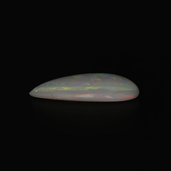 9.46ct Light Gray Opal Loose Gemstone 27 x 16mm Pear Solitaire Jewelry Making