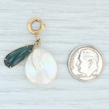 Light Gray Cultured Pearl Indicolite Charm 18k Gold Gemstone Drop Nordstrom Pendant