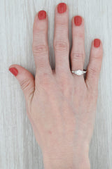 Gray 0.76ctw Diamond Art Deco Engagement Ring Platinum Size 6.75 Old European