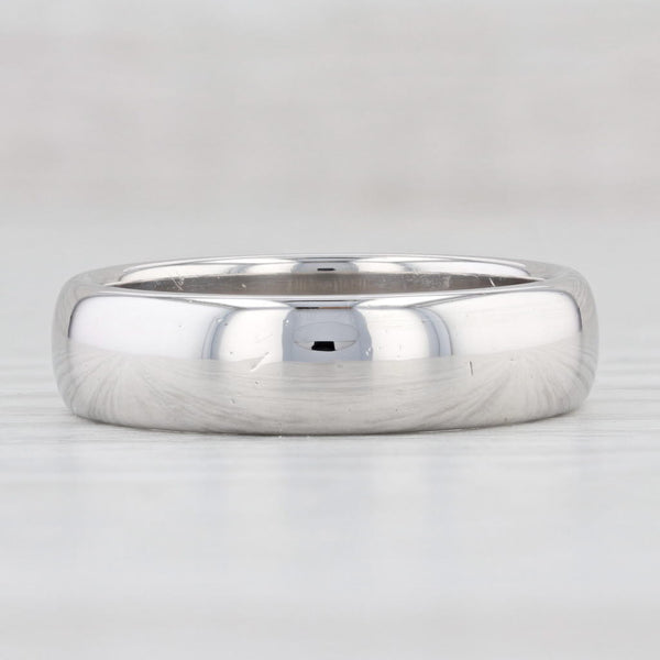 Light Gray Tiffany & Co 950 Platinum 6mm Band Size 10.25 Men's Wedding Ring with Box