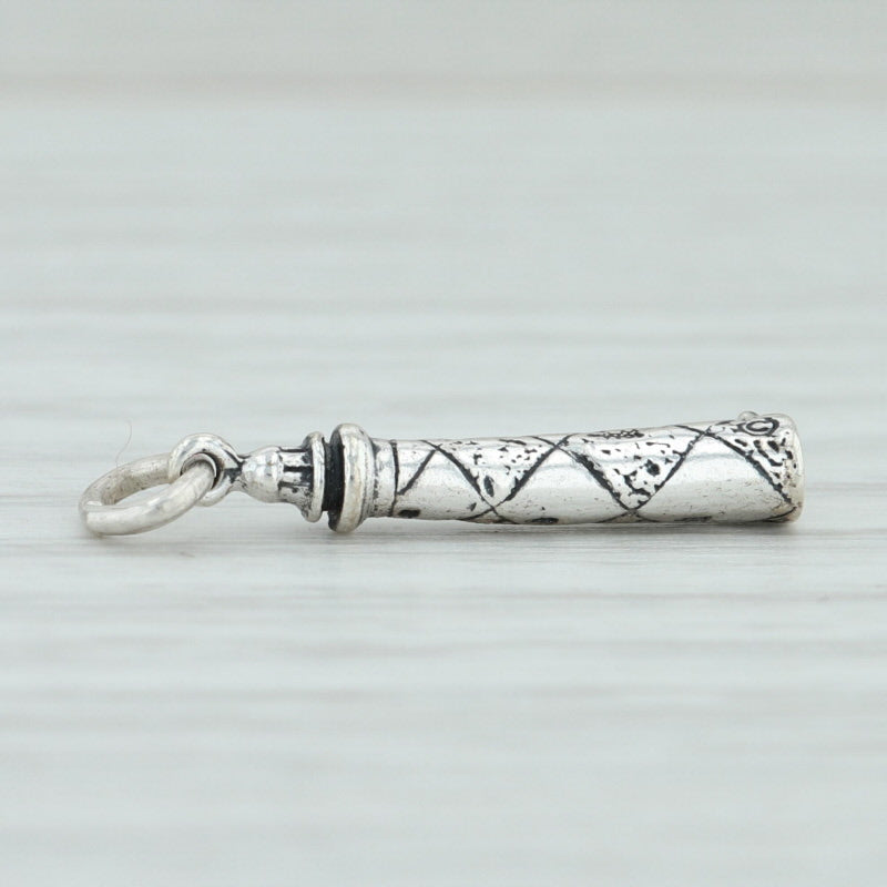 Light Gray Cape Lookout Lighthouse Charm Sterling Silver Nautical North Carolina Souvenir