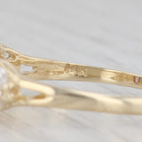 1.43ctw Purple White Cubic Zirconia Ring 14k Yellow Gold Size 10.25