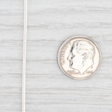 New Snake Chain Necklace Sterling Silver 925 Italian 15.5" 1.4mm Lobster Clasp