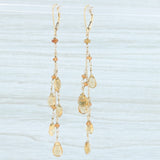 Lavender Orange Citrine Garnet Briolette Dangle Earrings 14k Yellow Gold Nordstrom