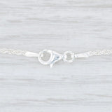 New Rope Chain Necklace Sterling Silver 925 Lobster Clasp 30" 1.4mm Italy