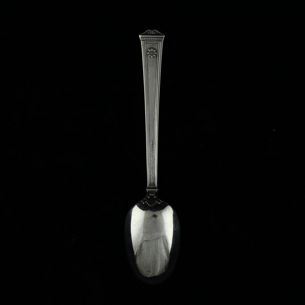 Black Tiffany and Co San Lorenzo Teaspoon Sterling Silver 6" 1916 Silverware