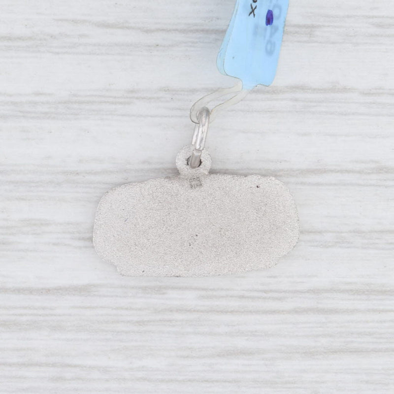 New Boom Box Charm Sterling Silver Radio Old Style Pendant