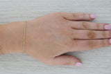 9" Rope Chain Ankle Bracelet 14k Yellow Gold 1.3mm Anklet