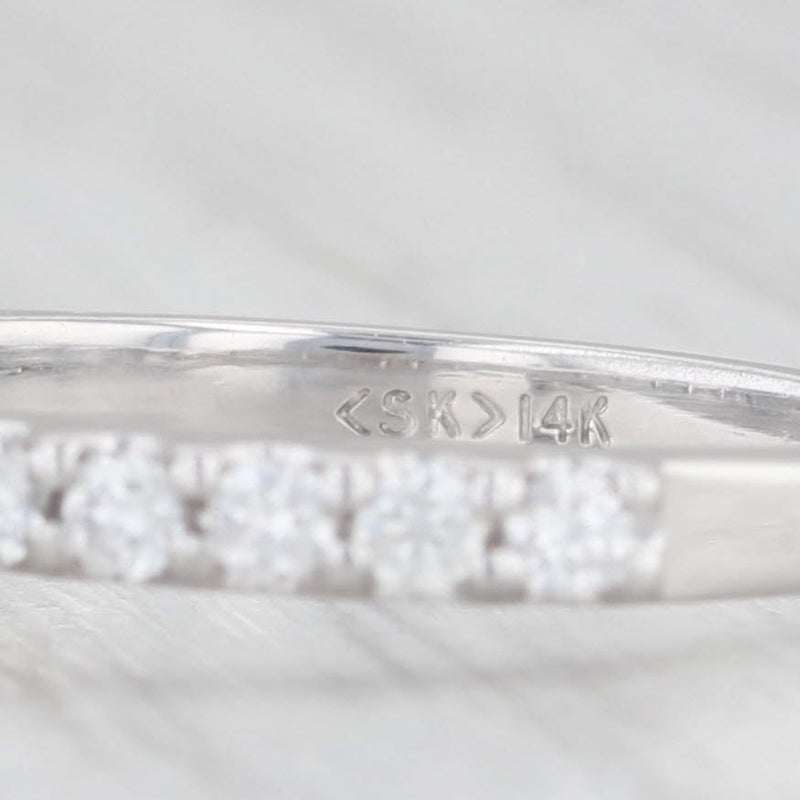 Light Gray 1.34ctw Princess Diamond Engagement Ring 14k White Gold Size 6 EGL Cert