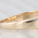0.14ctw 3-Stone VS2 Diamond Ring 14k Yellow Gold Size 6