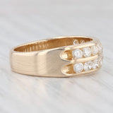 Light Gray 1.48ctw Diamond Band 14k Yellow Gold Size 8.25 Wedding Anniversary Stackable