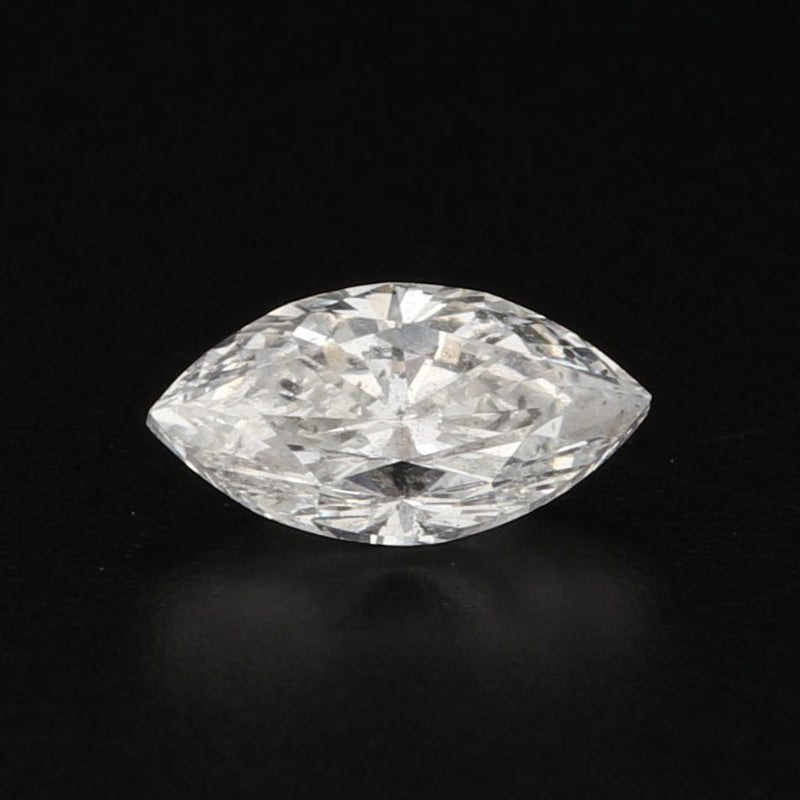 Black 0.80ct Loose Diamond GIA Graded Marquise Brilliant Solitaire E I1