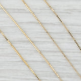 0.24ctw Diamond Open Heart Pendant Necklace 14k Yellow Gold 18” Box Chain