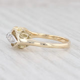 Vintage 0.16ctw Diamond Ring 14k Yellow Gold Size 7.5