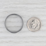 New Polished Tungsten Carbide Ring Wedding Band Size 10 Stackable