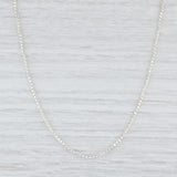 Light Gray New Octava Box Chain Necklace Sterling Silver 925 20" 1.3mm Lobster Clasp Italy