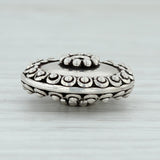 Bali Style Chunky Bead Sterling Silver 925 Round Jewelry Making Crafting