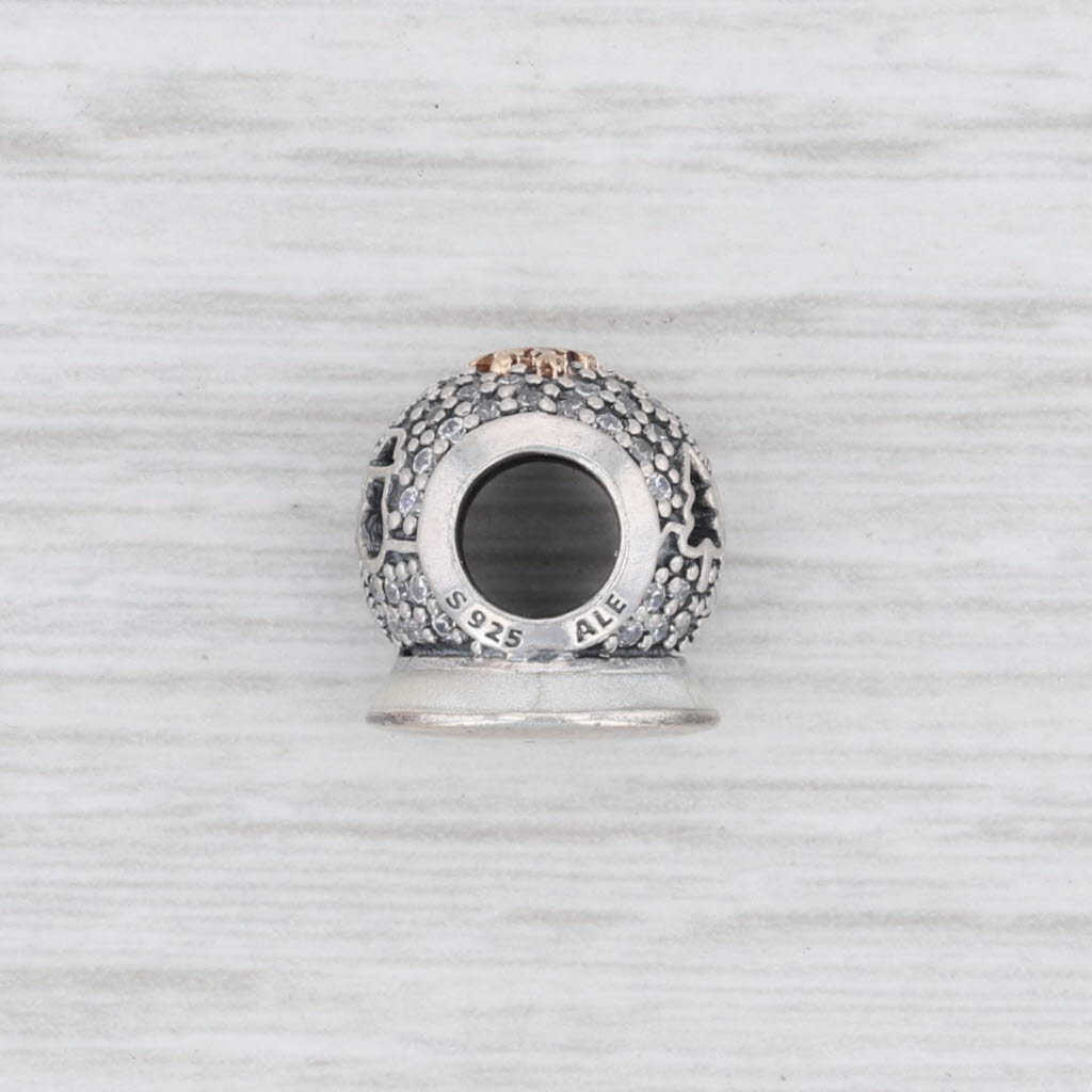 Light Gray New Authentic Pandora USB794200 Wonderland Charm Holiday 2015 Gift Box Christmas