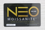 New Neo Prime Moissanite Stud Earrings 18k White Gold 3.34ctw VVS2 Round