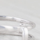 0.50ctw Diamond Ring Jacket Guard 14k White Gold Size 9.5 Wedding Band