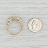 0.22ctw Diamond #1 Mom Ring 10k Gold Size 7 Stackable Band Gift for Mother