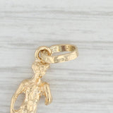 Michael Angelo's David Statue Pendant 18k Gold Florence Italy Souvenir Charm