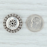 Bali Style Chunky Bead Sterling Silver 925 Round Jewelry Making Crafting