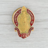R.J. Reynolds Tobacco Co. Pin 10k Gold 35 Year Employee Service Lapel