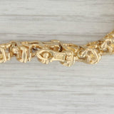 Gray 12.07ctw Moissanite Tennis Bracelet 18k Yellow Gold 7" 9.3mm Statement