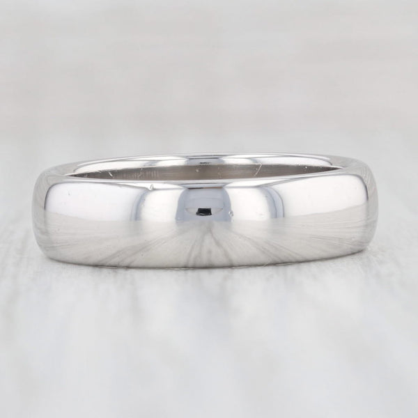 Light Gray Tiffany & Co 950 Platinum 6mm Band Size 10.25 Men's Wedding Ring with Box