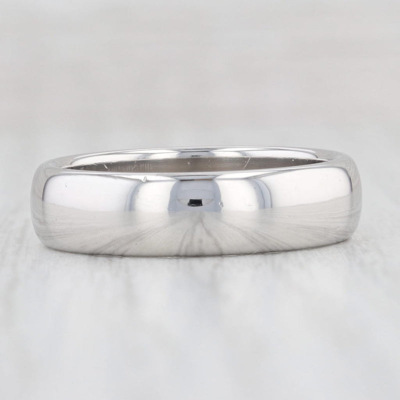 Tiffany & Co 950 Platinum 6mm Band Size 10.25 Men's Wedding Ring with Box