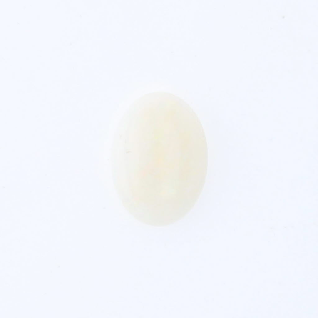 Alice Blue 3.14ct White Opal Loose Gemstone 14 x 10mm Oval Solitaire Jewelry Making