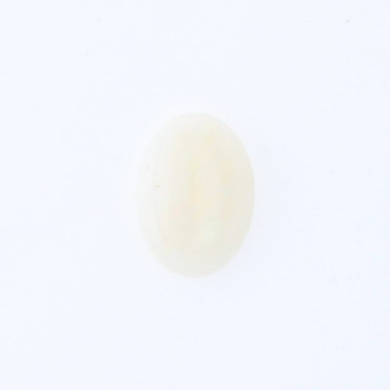 Alice Blue 3.14ct White Opal Loose Gemstone 14 x 10mm Oval Solitaire Jewelry Making