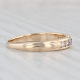 0.24ctw Diamond Wedding Band 14k Yellow Gold Size 8 Stackable Anniversary Ring