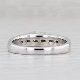 0.51ctw Princess Diamond Engagement Ring 14k White Gold Size 7