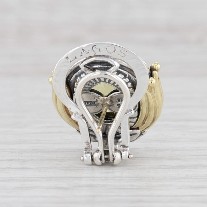Lagos Caviar Lemon Quartz Single Earring Sterling Silver 18k Gold Replacement